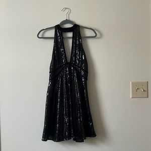 Free People Sequin Halter dress
